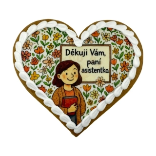 Perníček srdce - Pro paní asistentku